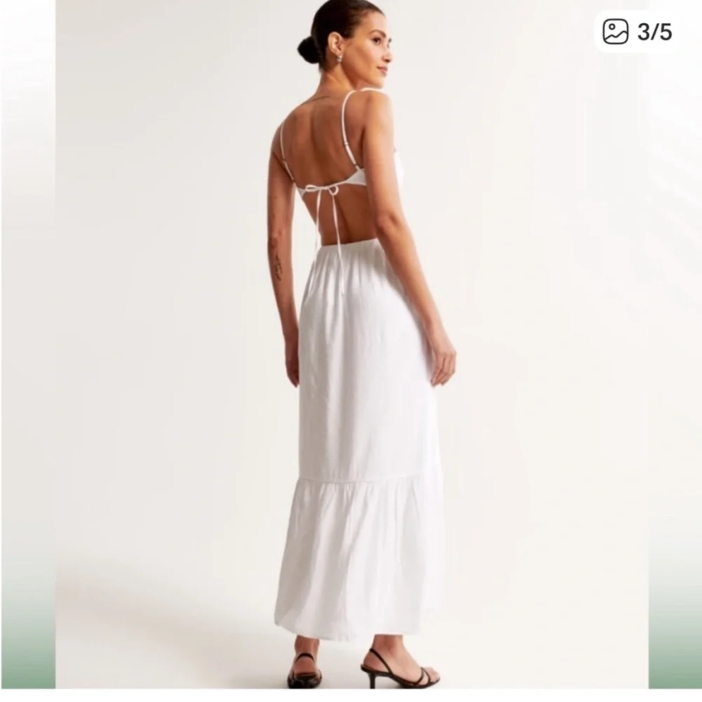 Green Toile Print Spaghetti Strap Maxi Dress